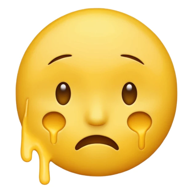 yellow emoji in pain sticker