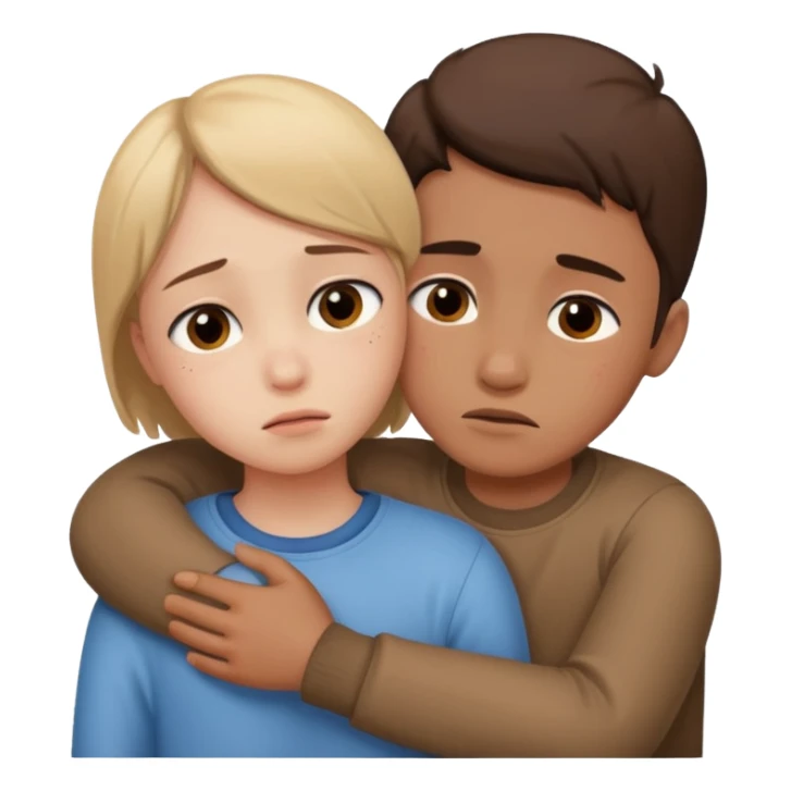 boy and girl farewell sticker