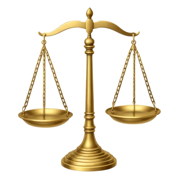 scales of justice sticker