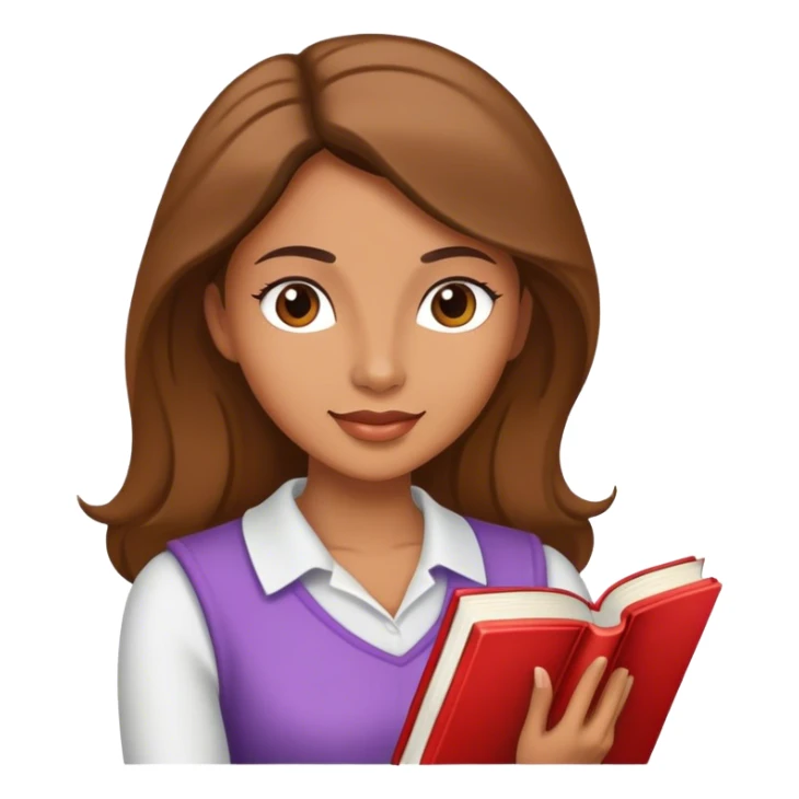 Woman holding a romance book sticker