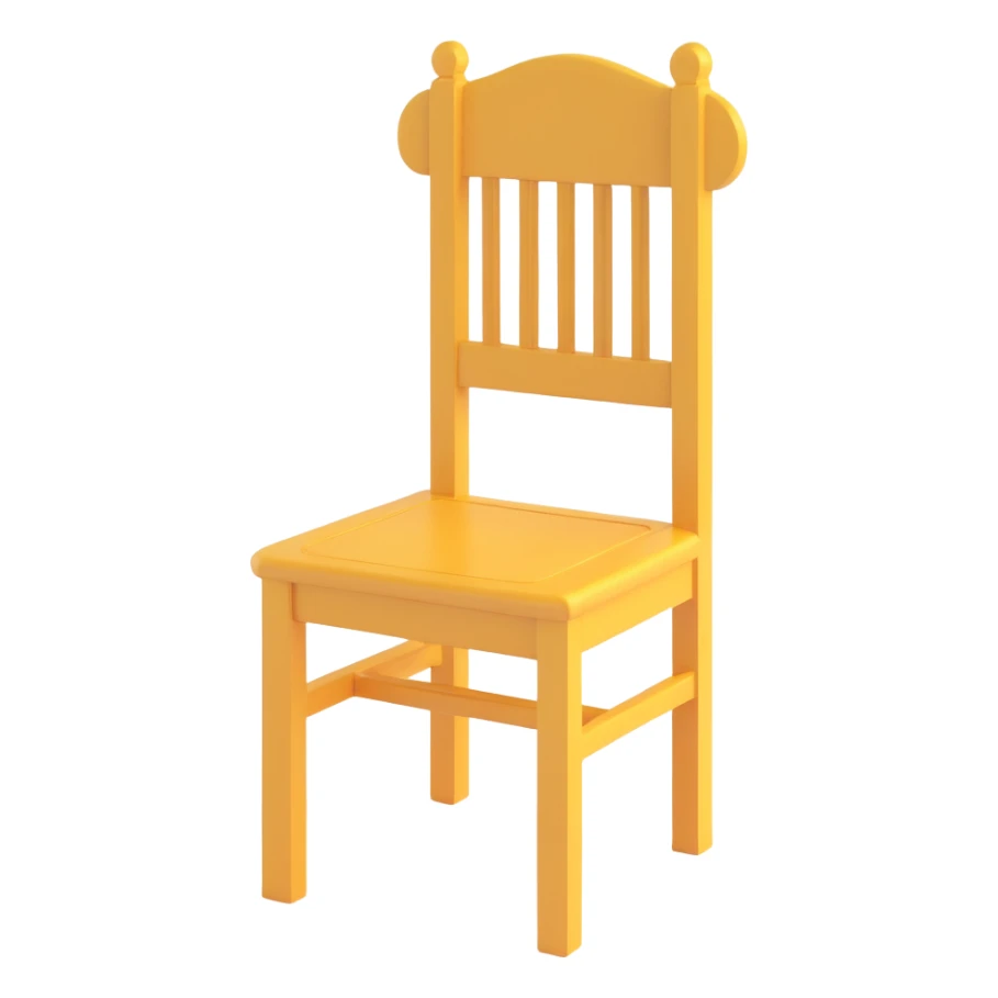 classic wooden chair sticker