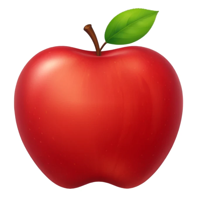 emoji de una manzana sticker