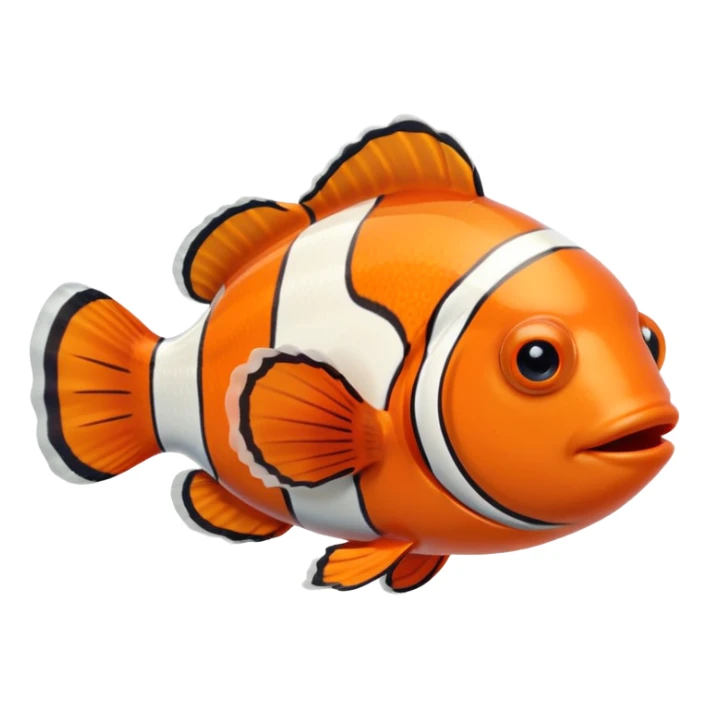 Clown fish in the aquarium sticker