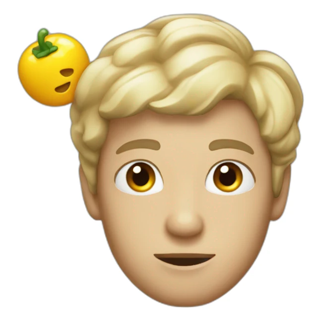 Emoji qui soupire en soufflant sticker