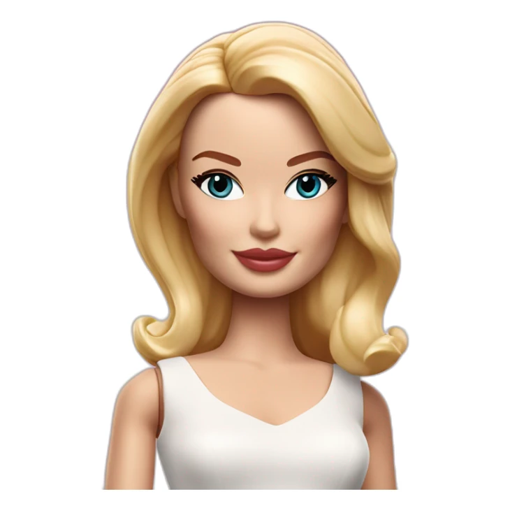 Margot Robbie Barbie sticker