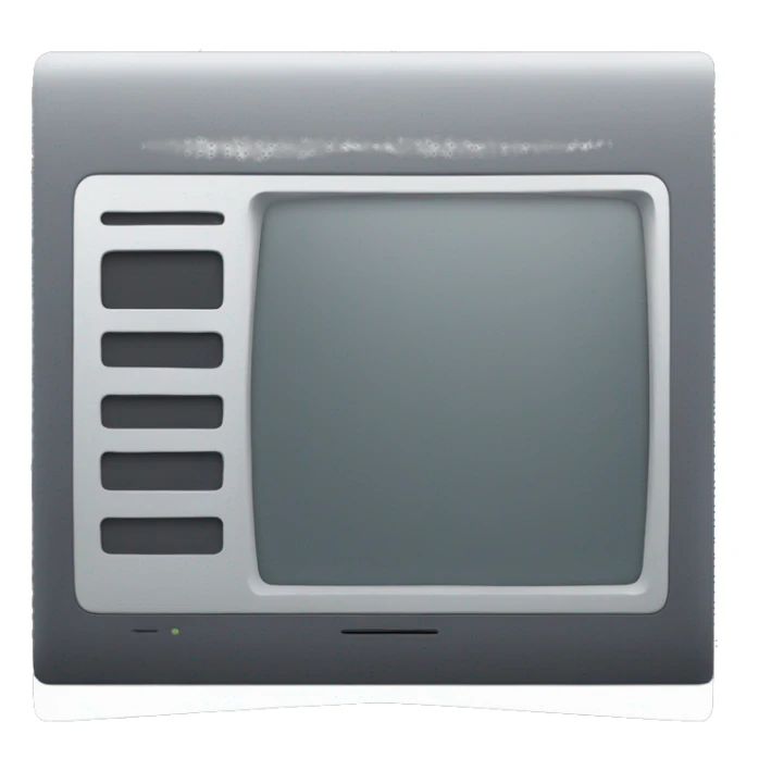 Sleek computer monitor  sticker