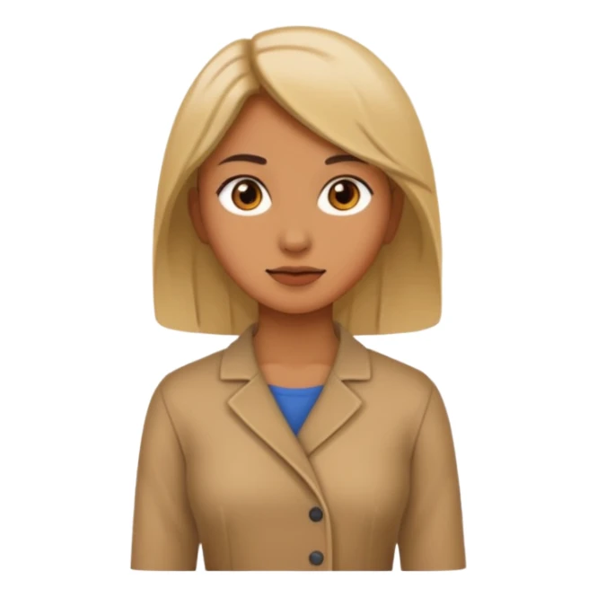 woman facing right standing sticker