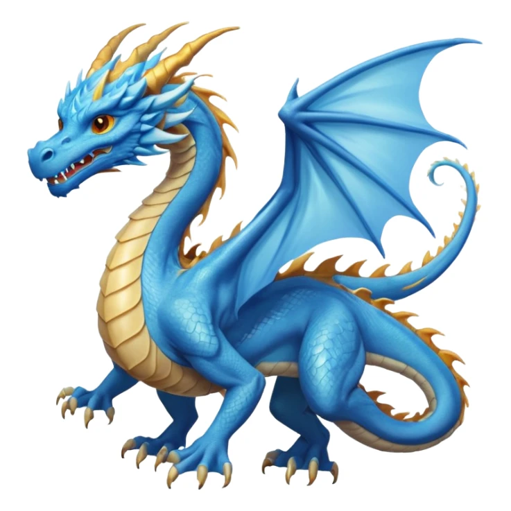 man riding light blue air elemental dragon sticker