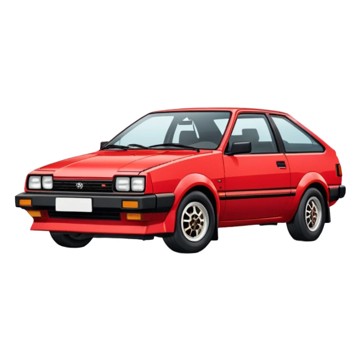 Toyota Corolla AE86 from 1980s sticker