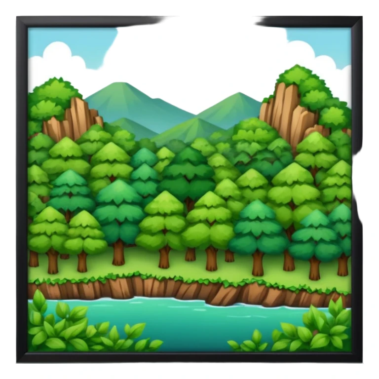 In our hometown, there’s plenty of trees sticker