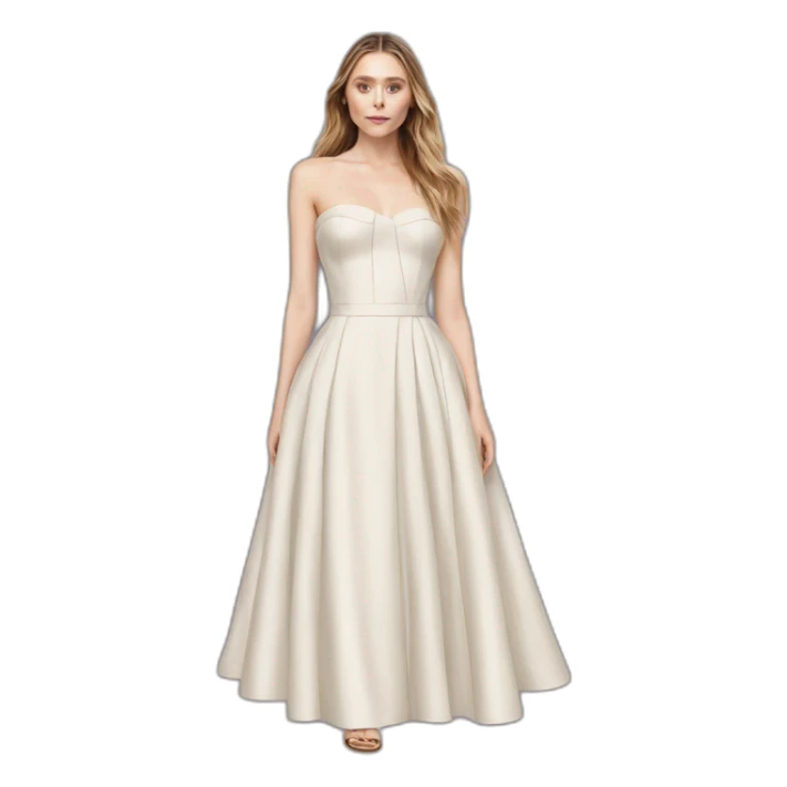 Elizabeth Olsen dress sticker