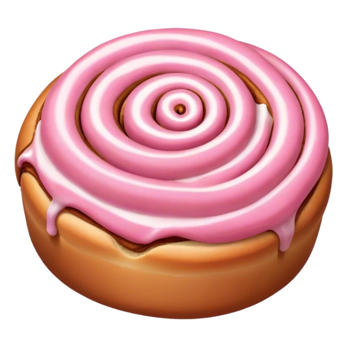 Rol de canela rosa sticker