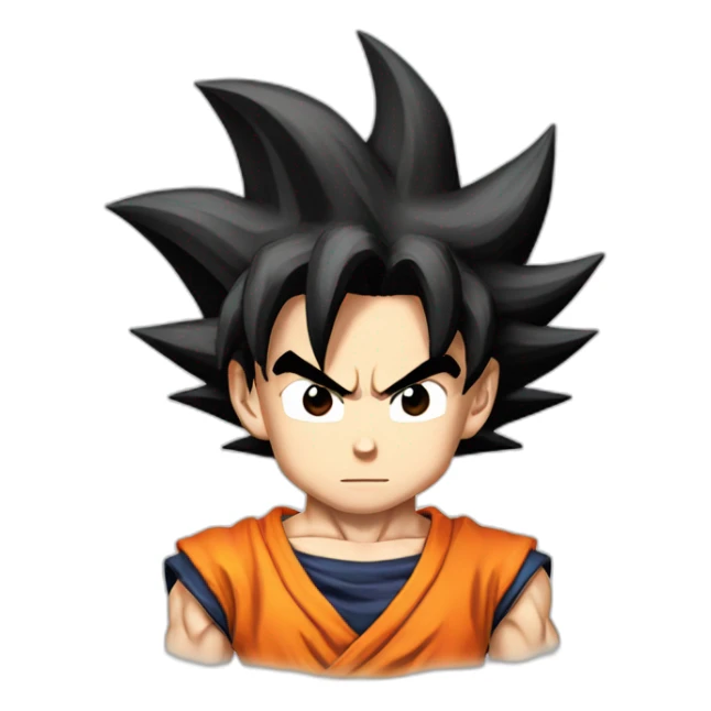 Goku from dragon ball z sticker