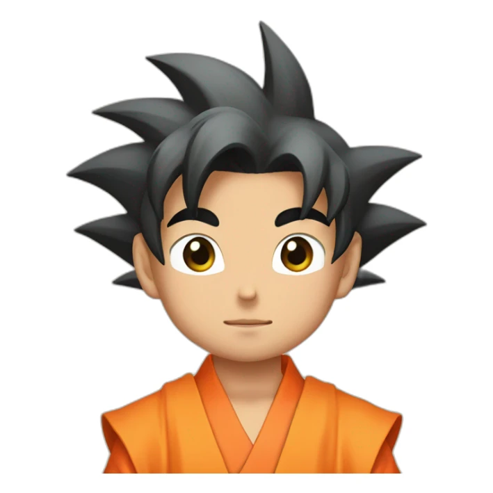 Son Goku with his orange kimono sticker