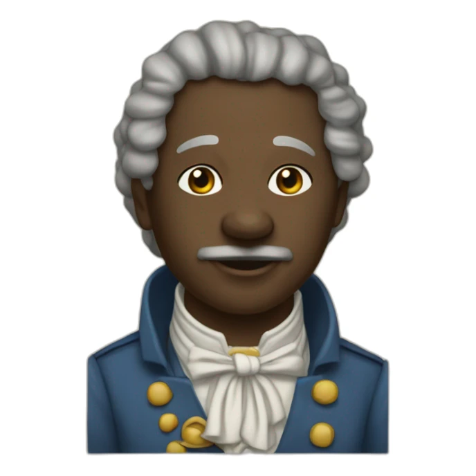 Un esclave du 18eme siecle sticker