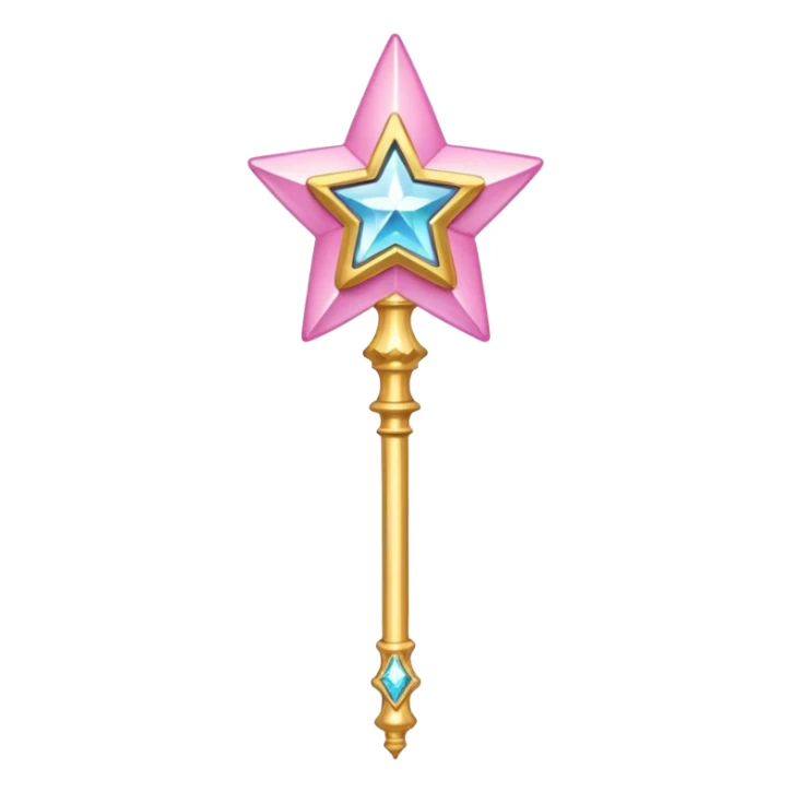 magical girl wand sticker