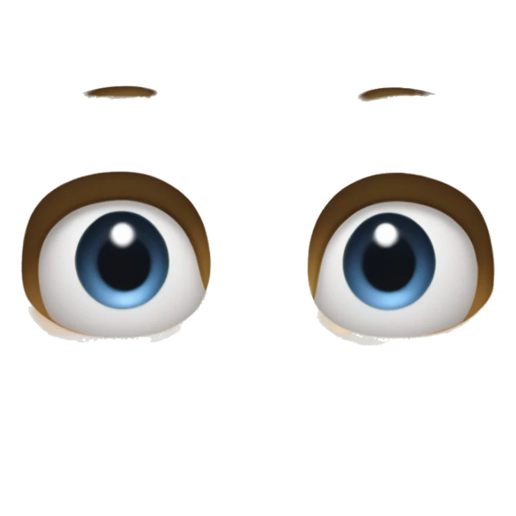 Anthropomorphic bar soap long eyelashes hazel eyes  sticker