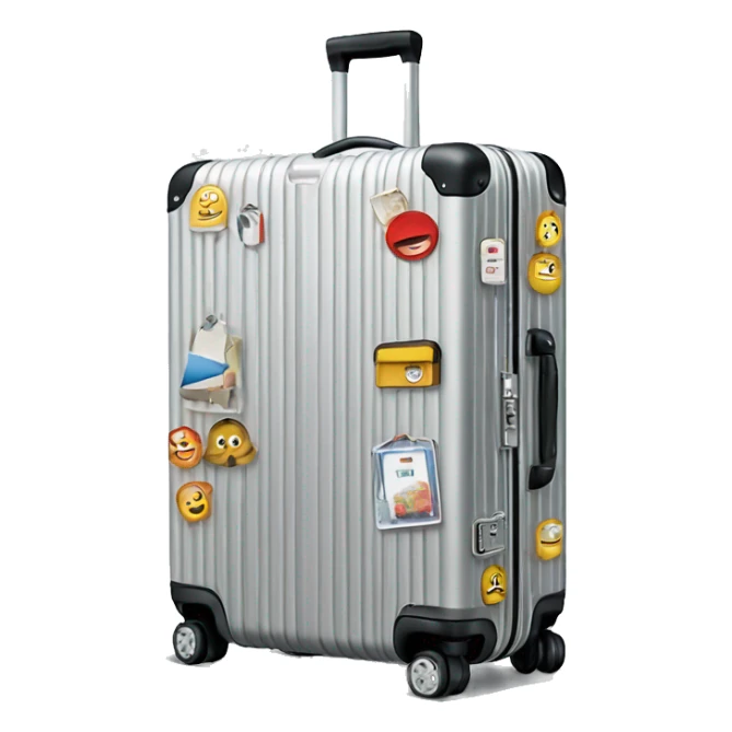 Rimowa suitcase with stickers sticker