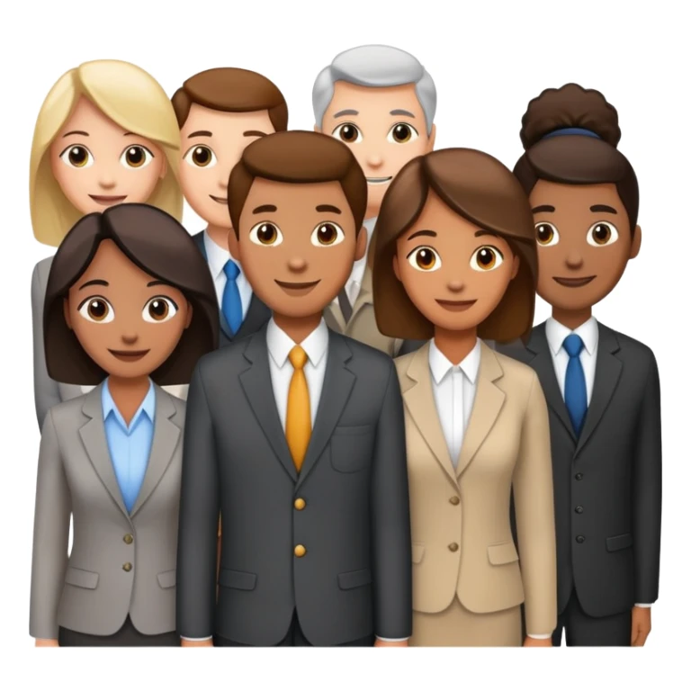 The cast of severance sticker