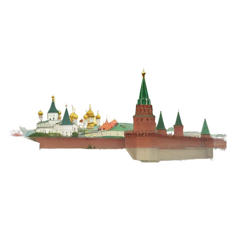 Kremlin in Nizhny Novgorod sticker