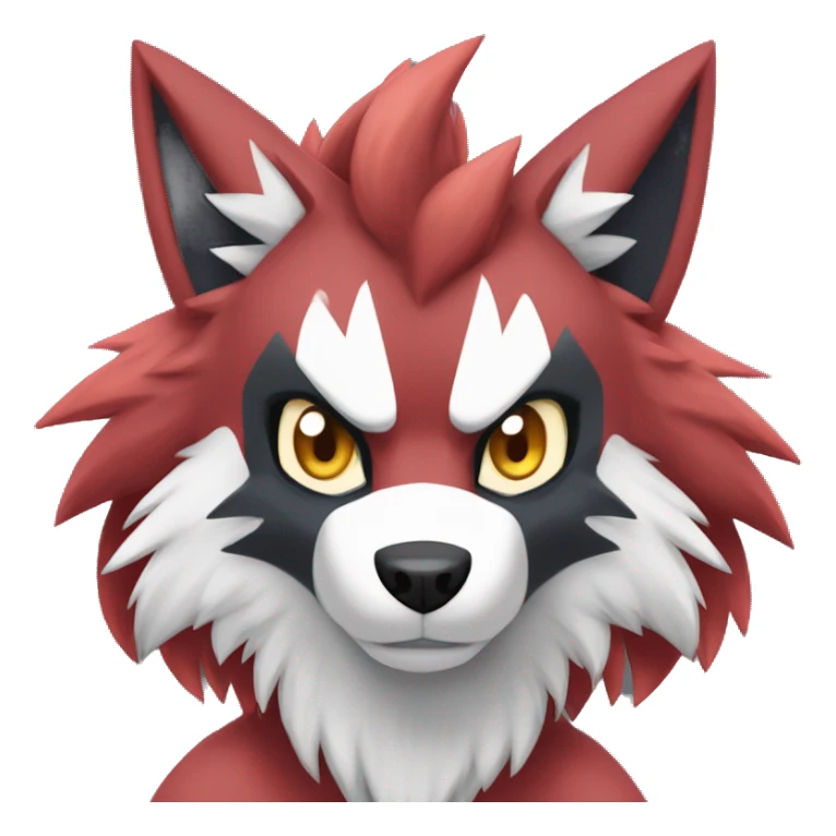  Incineroar Zoroark Lycanroc Fakemon sticker