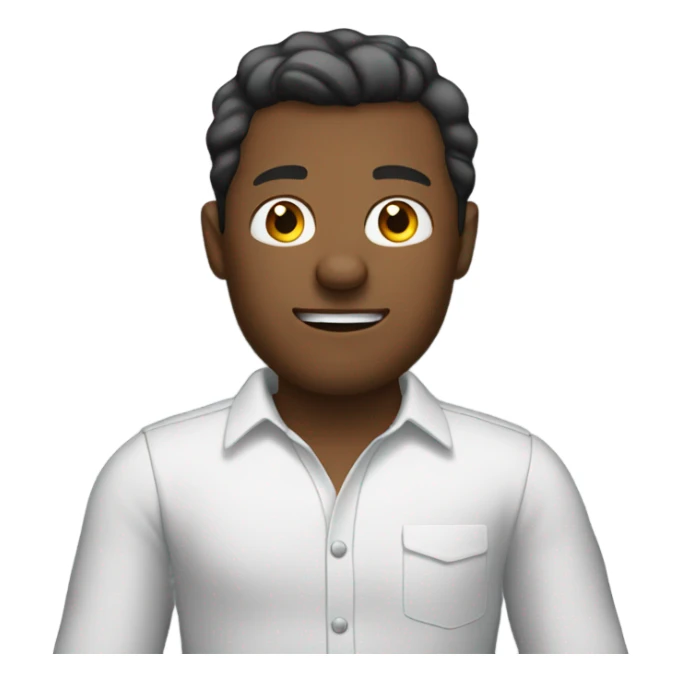 man in white button-down shirt sitting in a car seat sticker