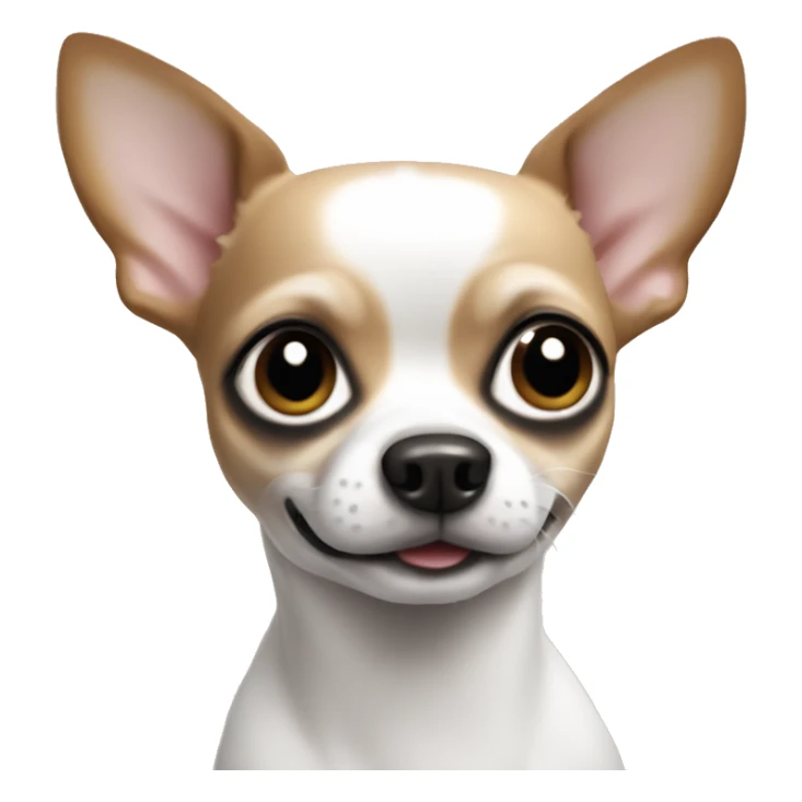Dog chihuahua black and white  sticker
