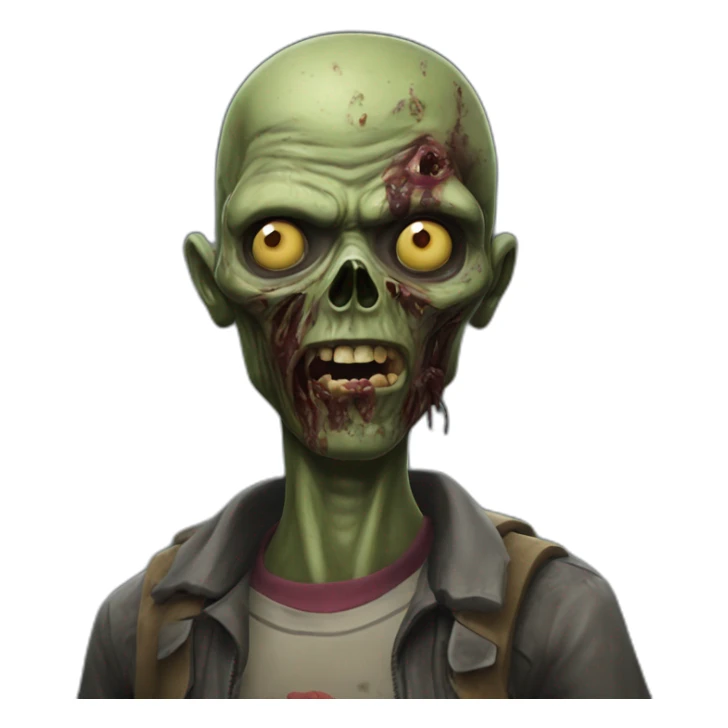bakteria zombie as the DayZ game character sticker