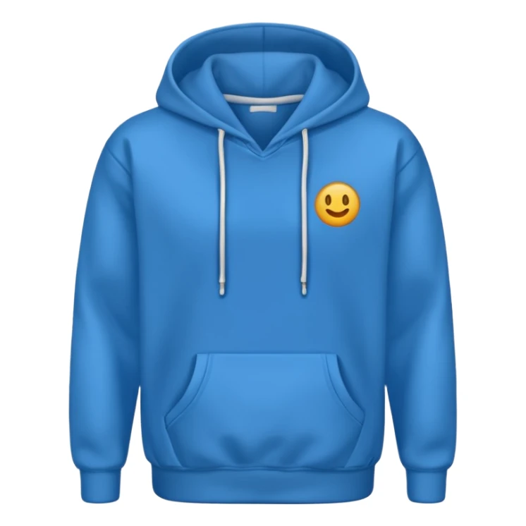hoodie blu no laces no faces sticker