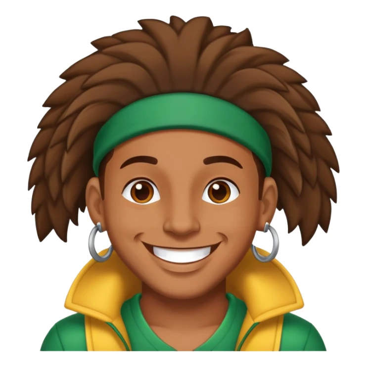 Happy Reggaeton Music Singer sticker