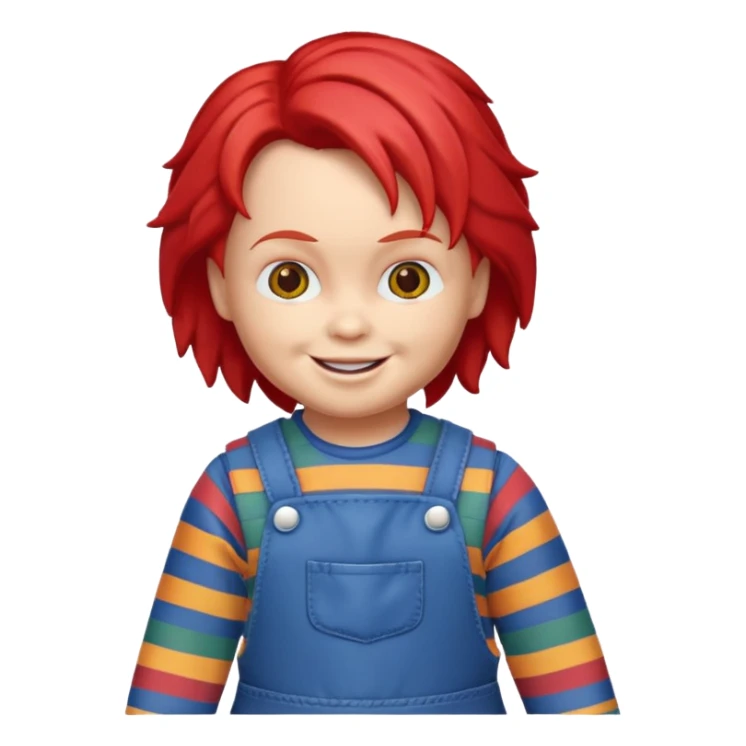 Un emojin de chuky sticker