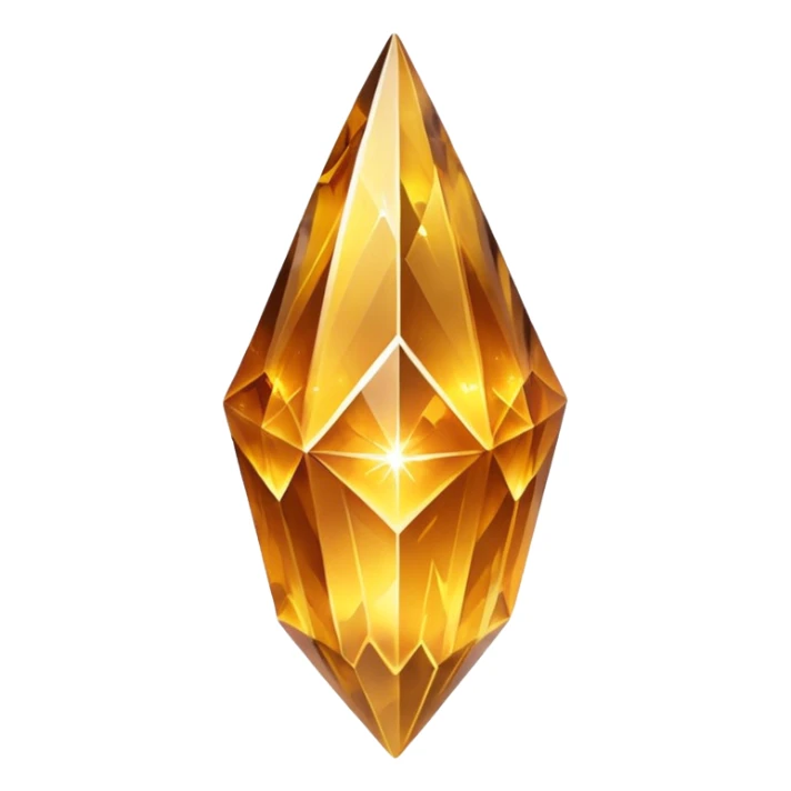 golden nebula crystal shard sticker