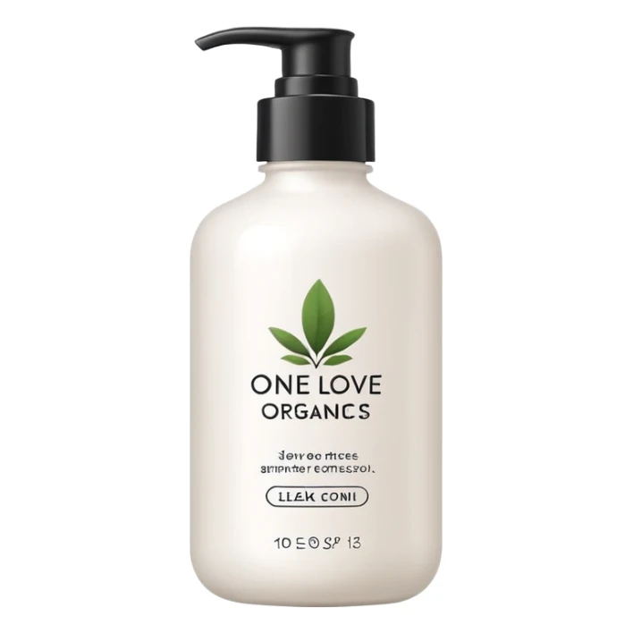 one love organics skincare sticker