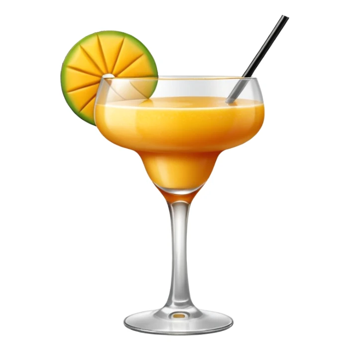 Mango daiqiri und nichts am glas schmücken sticker