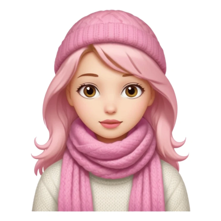 Clean girl/coquette invernali sticker