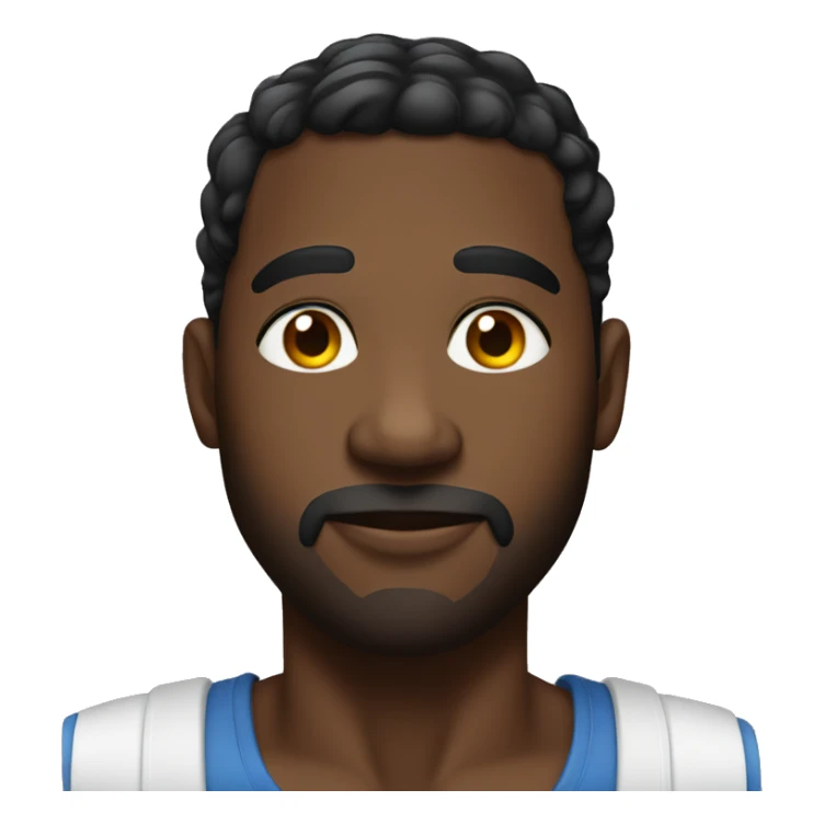 Big black gay dude sticker