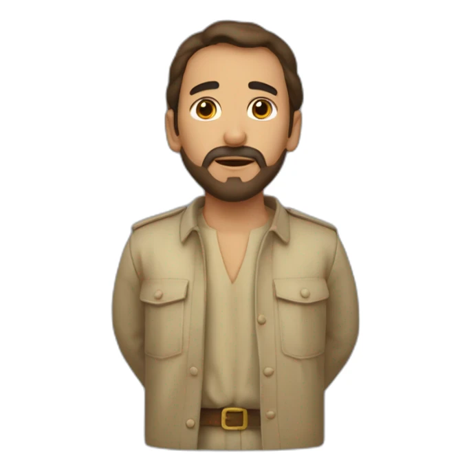 José Maria y el Niño Jesús sticker