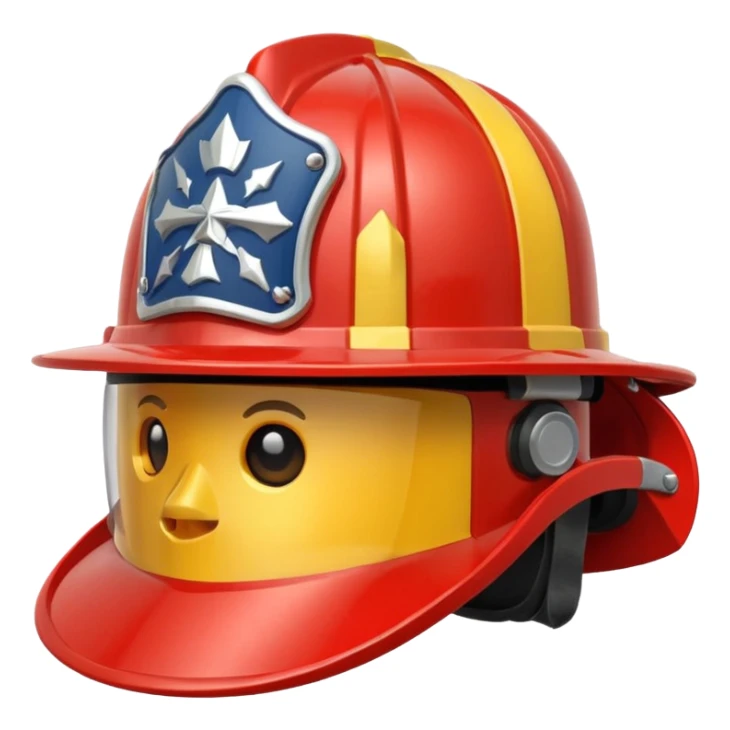 American style Fire helmet sticker