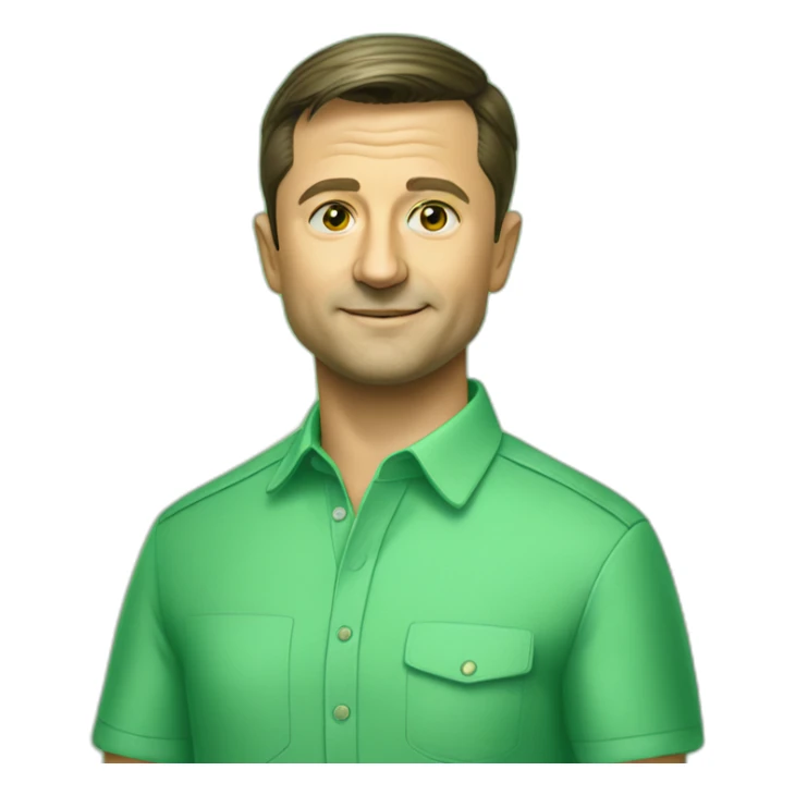 volodymyr zelensky green shirt sticker