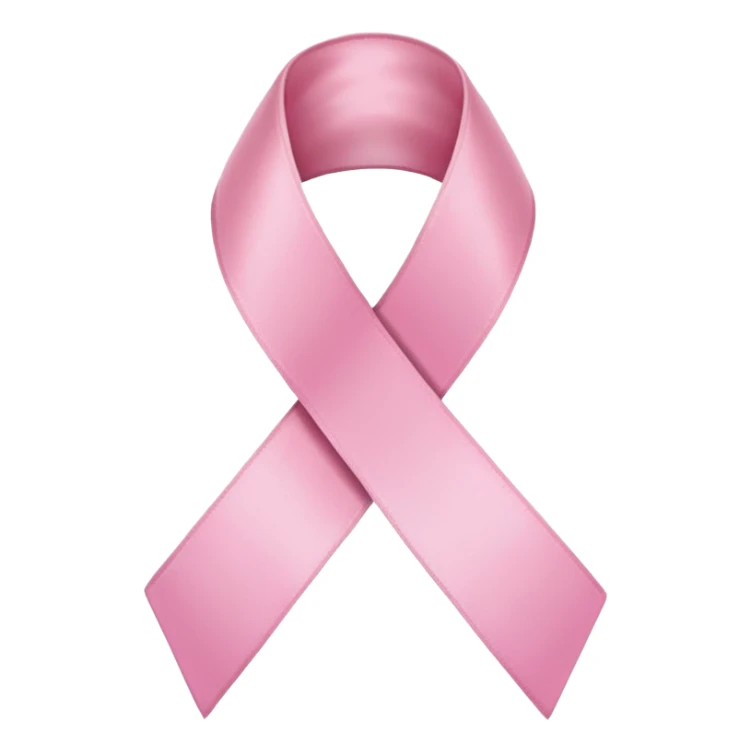 Pink ribbon for canser awarness sticker
