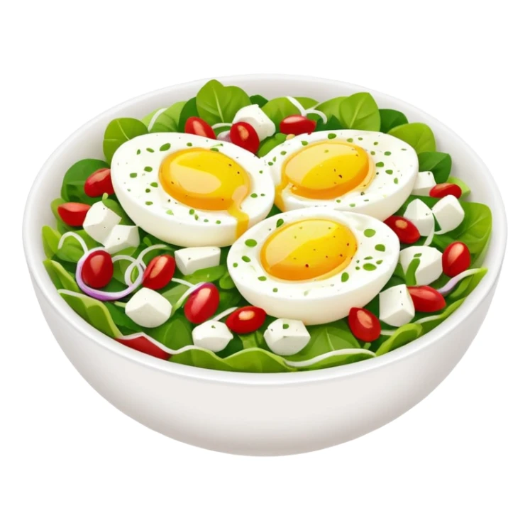 Egg, Labneh and Sumac Salad Bowls
 sticker