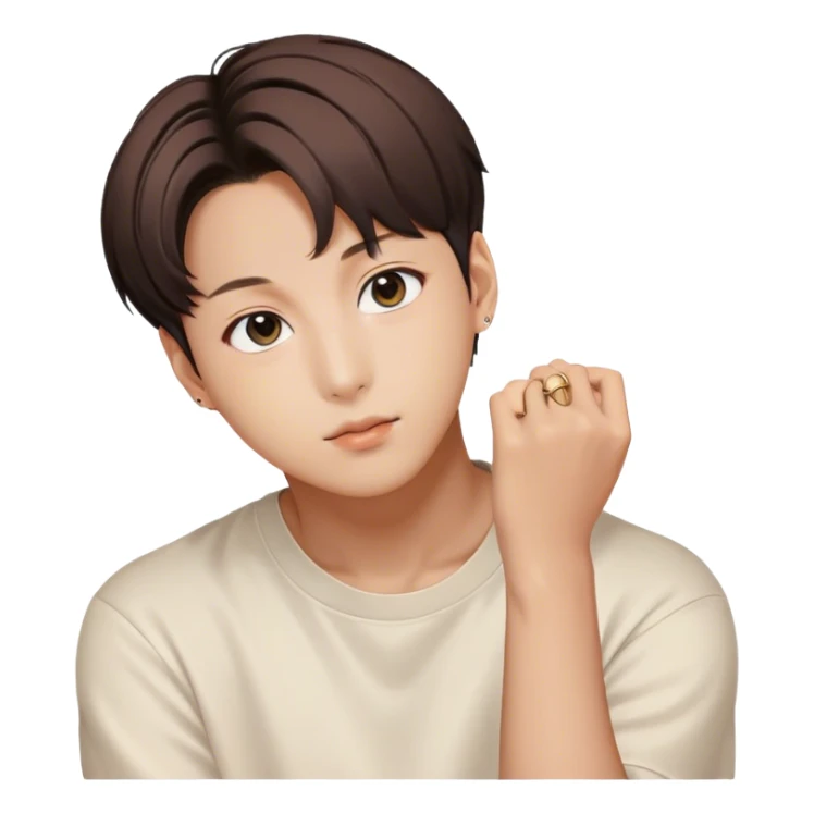Jeon-Jungkook, member of BTS sticker
