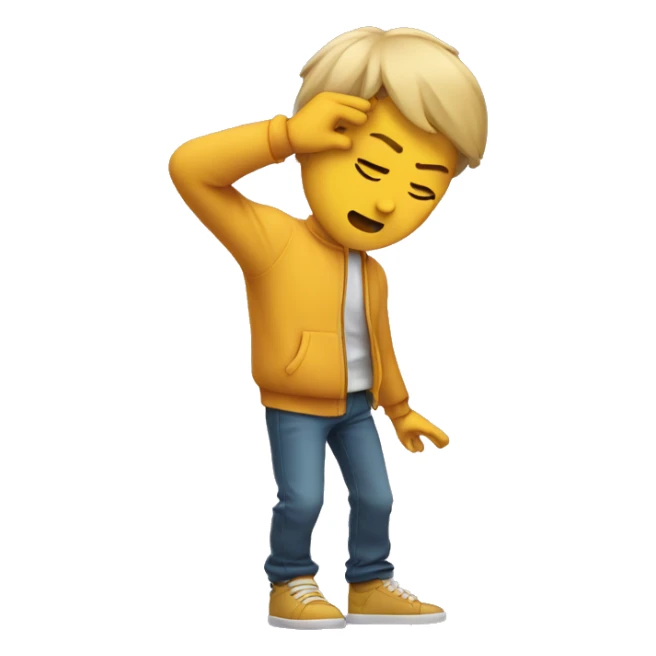 dab but one arm is over head instead of in front of face sticker