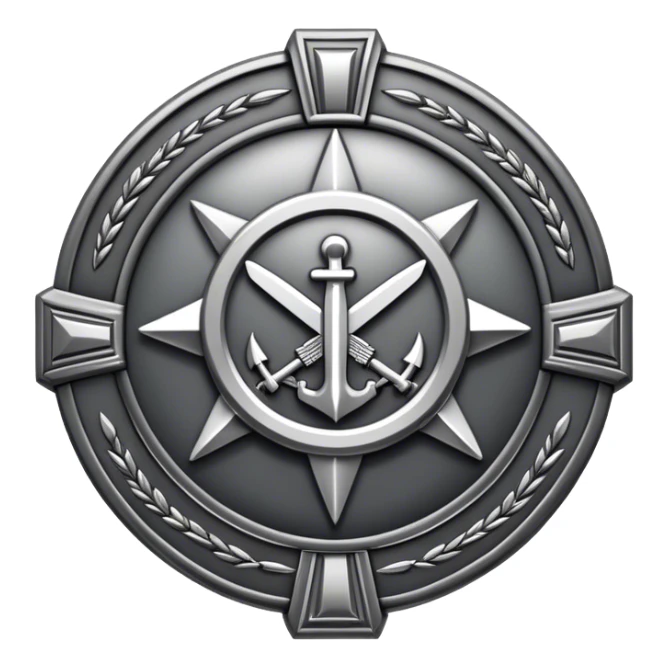 sketch of a military badge
 sticker