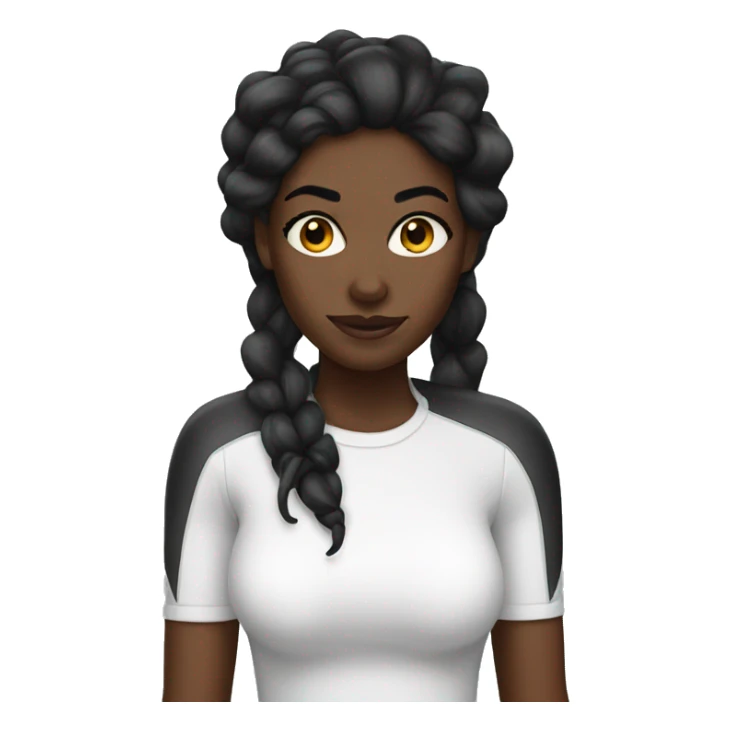 black girl spider woman sticker