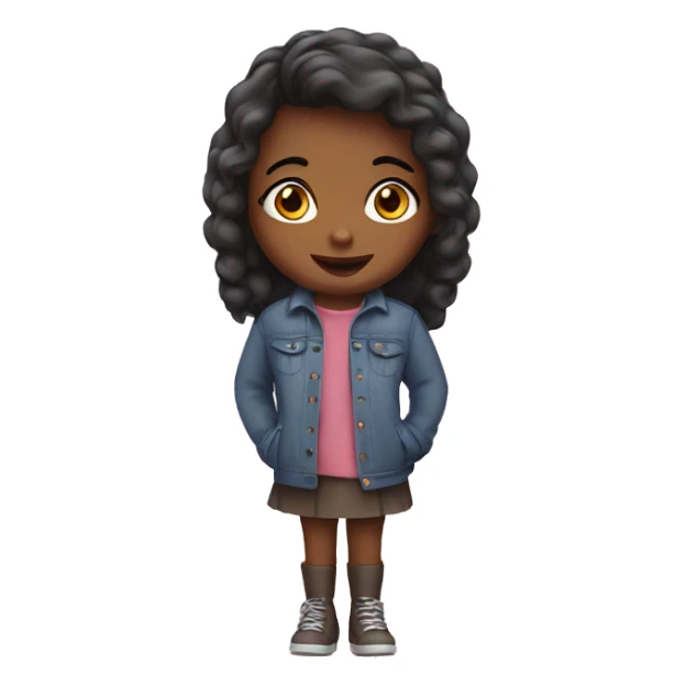 A girl in love sticker