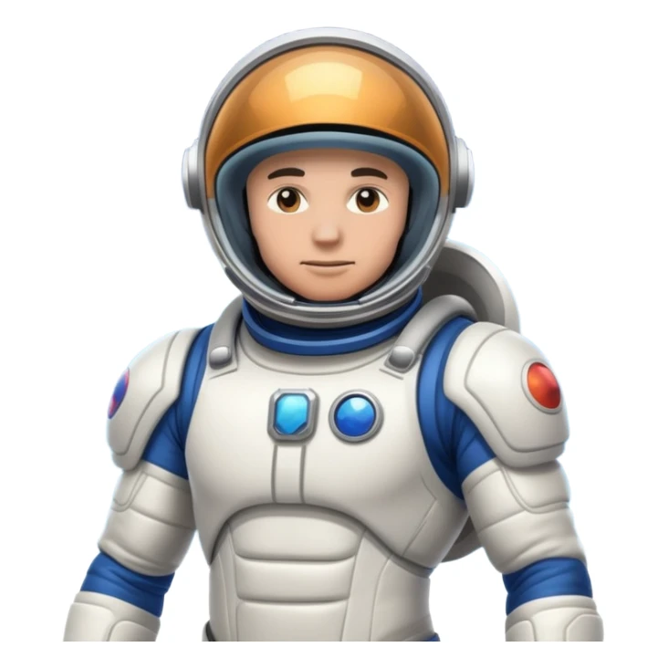 A wrestler in style of space and astronaut sticker