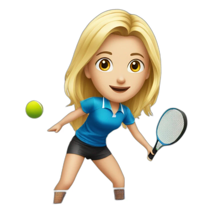 table-tennis-player-blondy-girl-with-rocket sticker