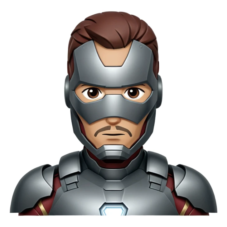 james rhodes black iron man from  from civil war sticker
