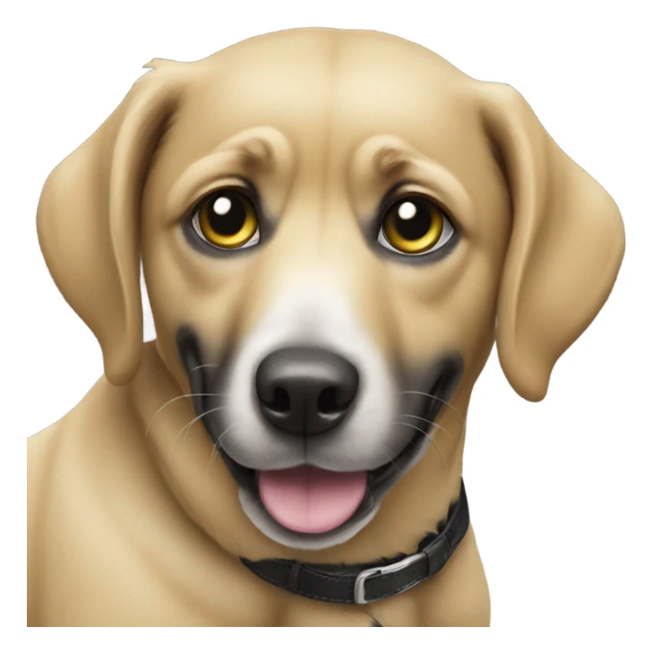 Dog that’s black with yellow on ￼stomach ￼ sticker